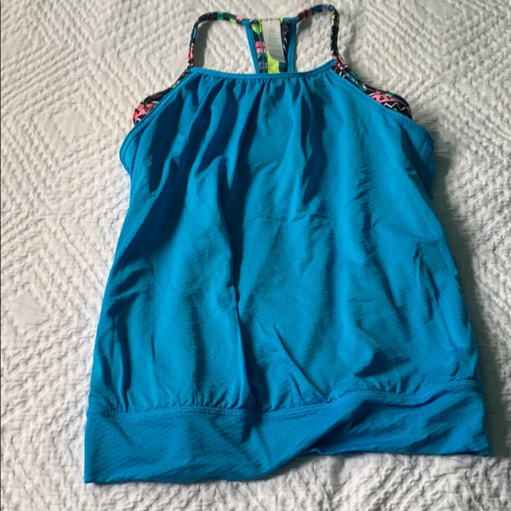 Blue ivivva by lululemon double dutch tank top!
